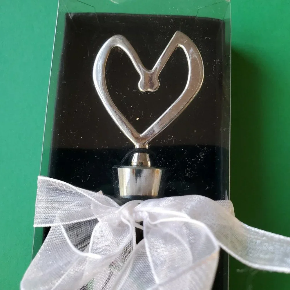 Wine Stopper - Heart Shaped Top
